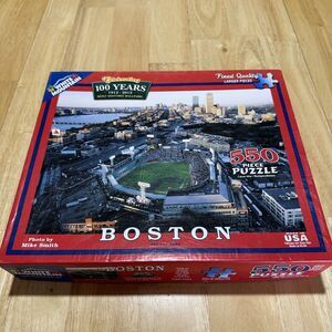 White Mountain Boston Red Sox Puzzle 100 Years Fenway Park 550 Piece Jigsaw